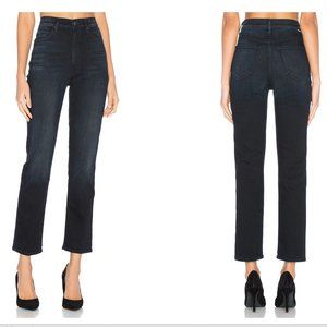 Mother Denim Swooner Rascal Ankle jeans in dark wash size 28